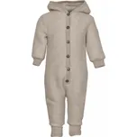 Mikk-Line kojenecký vlněný merino overal 50033 - Melange Offwhite Velikost: 68 MERINO VLNA
