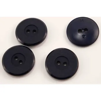 Knoflík Dírkový knoflík - ozdobný střed - tmavě modrý - průměr 2,25 cm