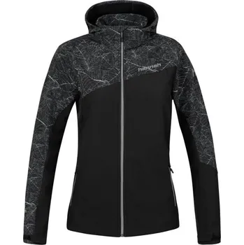 Dámská softshellová bunda Hannah LILITH 44 Černá, Šedá