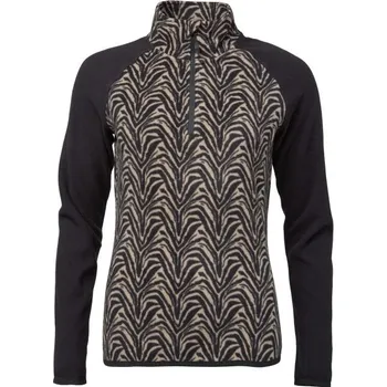 Dámská mikina Dámská fleecová mikina Willard SAHILA M Černá, Hnědá