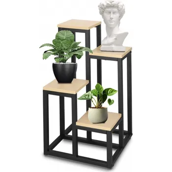 Stojan na květiny Springos BOTANIQ 68 cm černá