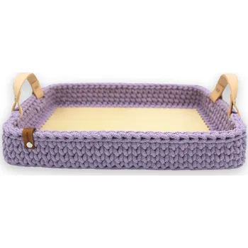 Háčkov Háčkovaný podnos - Original Barva: Vínová