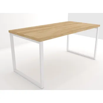 Jídelní stůl EGGER Nebraska podnož EC5208-Z bílá 160 x 80 cm, Tloušťka desky: 25 mm