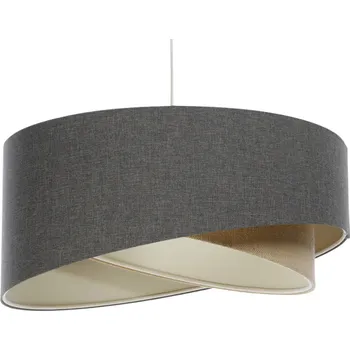 BPS koncept Závěsné svítidlo BOHO elegant černé, 1xE27, ø 45 cm Barva: Béžová