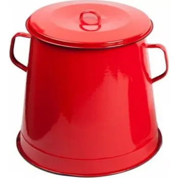 Konvička na mléko Hrnec na sádlo 10 l čvn/šedý mramor (tradiční smaltovaný hrnec na sádlo 10 litrů)