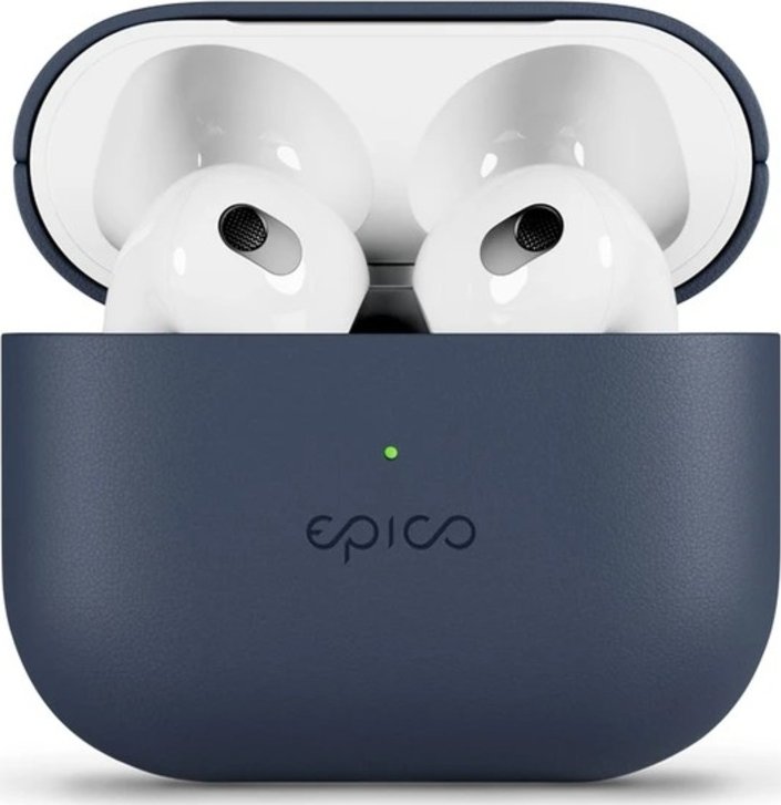 Epico Epico Leather kryt pro AirPods 3 Modrá