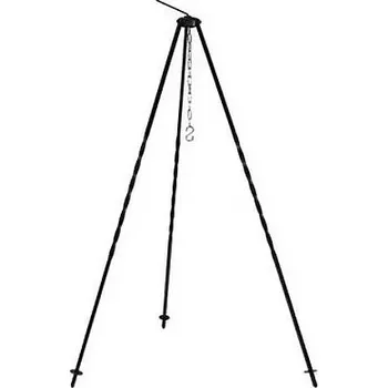 kotlíky Trojnožka ocelová 1,25 m (Pevný a stabilní stojan ke kotlíkům, grilovacím roštům a pánvím na vaření nad ohněm - 1,25 m)