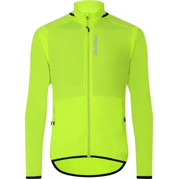 Cyklistická bunda HOLOKOLO Cyklistická větruodolná bunda - NEON - žlutá L