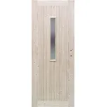 RADEX Dveře palubkové smrkové, 1S prosklené 80L