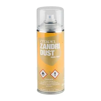 Barva ve spreji Spray Citadel Zandri Dust - základní barva, žlutá (sprej)