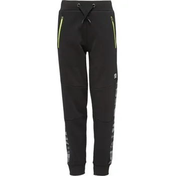 Dětská móda Chlapecké tepláky Lewro DRAVEN 140/146 Černá, Šedá, Žlutá