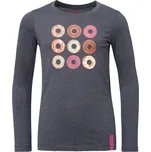 Dívčí fashion tričko LOAP BIDORA 146/152 Tmavě šedá, Mix