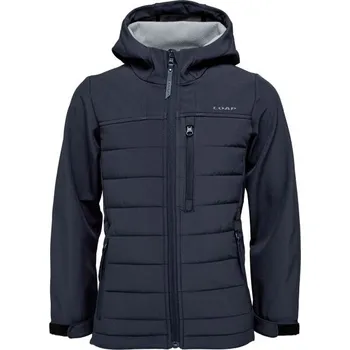 Dívčí oblečení Dětská softshellová bunda LOAP LODUR 112/116 Tmavě modrá, Šedá