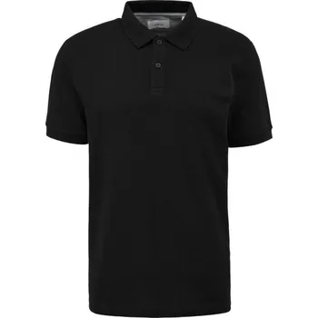 Pánská košile Pánská polokošile s.Oliver RL POLO SHIRT NOOS S Černá