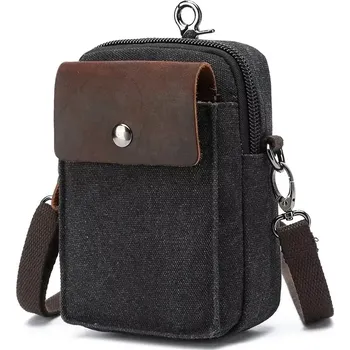 Ledvinka Canvasio Pouzdro na opasek a taška Campi Černá