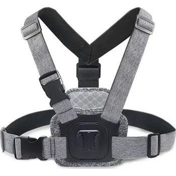 Příslušenství pro videokameru Techsuit Držák na kameru pro GoPro s popruhy, šedý JX-002