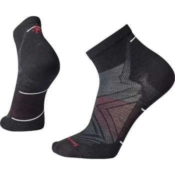 Pánské ponožky Pánské sportovní ponožky Smartwool RUN ZERO CUSHION ANKLE SOCKS M Černá, Šedá, Červená