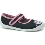 RAWEKS Dorotka D42 černá/jednorožec, dětské bačkory vel.33