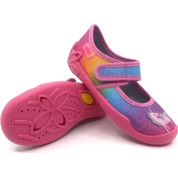 Dívčí obuv Bačkory Befado Unicorn 123x048 36, Vnitřní délka boty: 22,9 cm