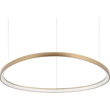 Ideal Lux Závěsné LED svítidlo GEMINI, 78W, d. 105 cm, CRI90 Barva: Zlatá
