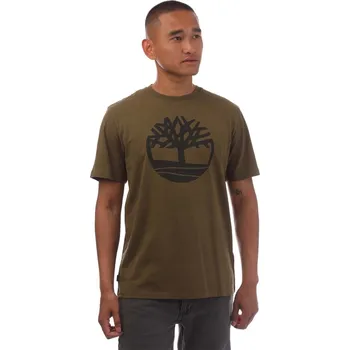 Pánské oblečení Tričko Timberland olive 1152877 S