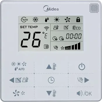 Gamepad MIDEA Nástěnný ovladač (pro kanálové, kazetové, konzolové, nástěnné a parapetní jednotky) WDC-86E/K