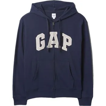 Pánská mikina Pánská mikina GAP V-FRCH HERITAGE LOGO L Tmavě modrá, Šedá