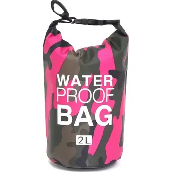 Vodácký pytel Nepromokavý vak 2 litry, růžový
