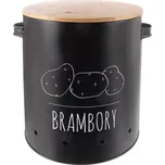 ORION Plechová dóza pr. 22,5cm Brambory BLACK