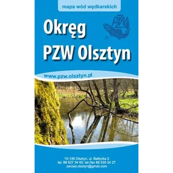 Mapa wód węd. Okręgu Olsztyńskiego - praca zbiorowa