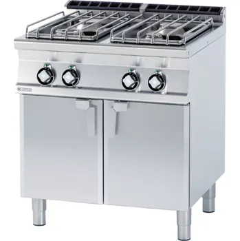 Sporák Plynový sporák s podestavbou PC-78GP RM GASTRO - 4 zóny