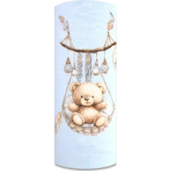 Plena Ega Kids Flanelová plena - medvídek v košíku modrá