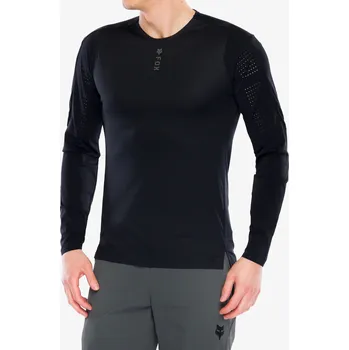 cyklistický dres Cyklistická mikina Fox Flexair Pro LS Jersey - black