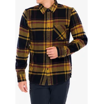 Pánská košile Turistická košile Black Diamond Project Flannel - black/flax plaid