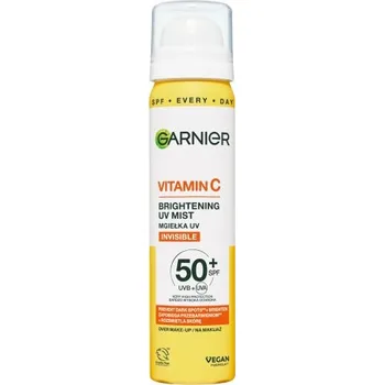 Přípravek na opalování Rozjasňující UV mlha Garnier Vitamin C s ochranným faktorem SPF50+ a vitaminem C 75ml