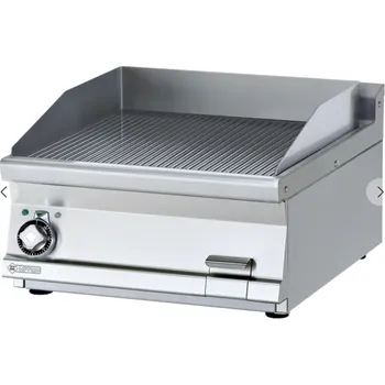 Kuchyňský gril Elektrická grilovací deska rýhovaná chromovaná FTRT-76ETS RM GASTRO