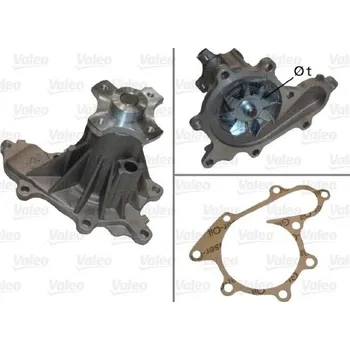 Chladič motoru Vodní čerpadlo, chlazení motoru VALEO 506927