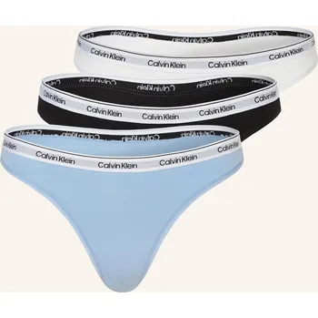 Kalhotky Calvin Klein Dámské Kalhotky String Modern Logo, 3 Kusy V...