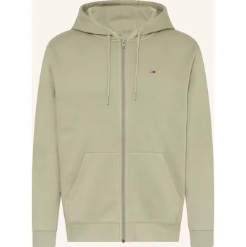 Pánská mikina Tommy Jeans Pánská Mikinová Bunda, světle zelená, XXL