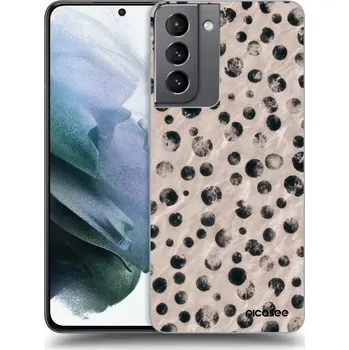 Pouzdro na mobilní telefon Picasee silikonový průhledný obal pro Samsung Galaxy S21 5G G991B - Inked