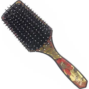 kartáč na vlasy Kent LPB2 — Small Floral Cushioned Paddle Brush