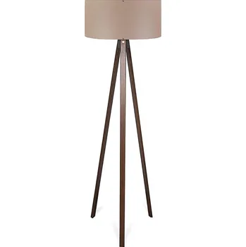 Lampička Stojací lampa AYD 1xE27/40W/230V hnědá