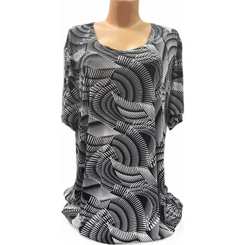 Dámská tunika Černá halenka KOPTA xxxxl, Barva Černá, Velikost XL 44, Materiál 98% Polyester 2% Lycra