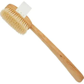 kartáč na vlasy Kent FD3 — Luxury Ash Pure White Bristle Bath Brush