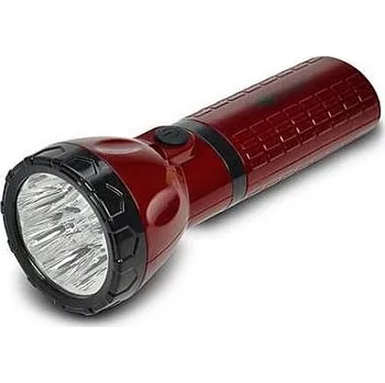 Elektrosortiment Nabíjecí LED svítilna, 9x LED, Pb 800mAh, červenočerná, plug-in