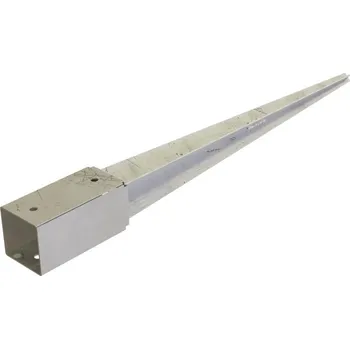 Příslušenství pro plot Patka kotevní s hrotem, 121 x 121 x 150, 750 mm, STALCO
