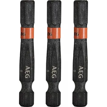Bit AEG Šroubovací bit HEX6 50mm AEG, sada 3ks