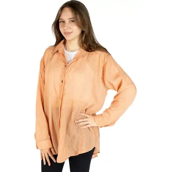 Dámská halenka Dámská košile Savitree Light Salmon, jednobarevná, Sittar UNI