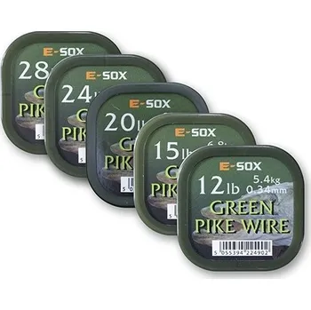 Drennan Ocelové lanko Green Pike wire 20 lb 10 m