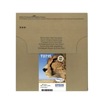 Epson T071 Easy Mail Packaging - 4-balení - 23.9 ml - černá, žlutá, azurová, purpurová - o (C13T07154511)